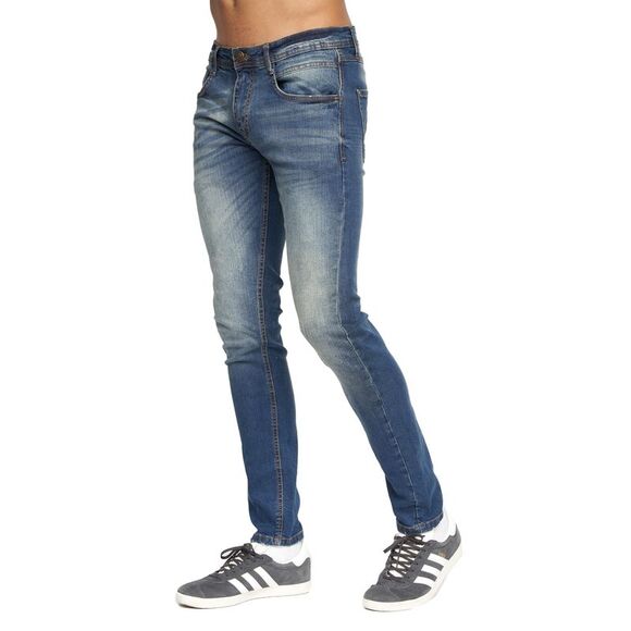 Duck and Cover Mens Tranfold Slim Jeans (Pack of 2) / Gray/Tinted Blue - Picture 8 of 8